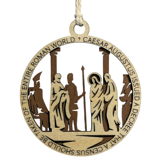 3.5" Caesar's Decree Christmas Ornament