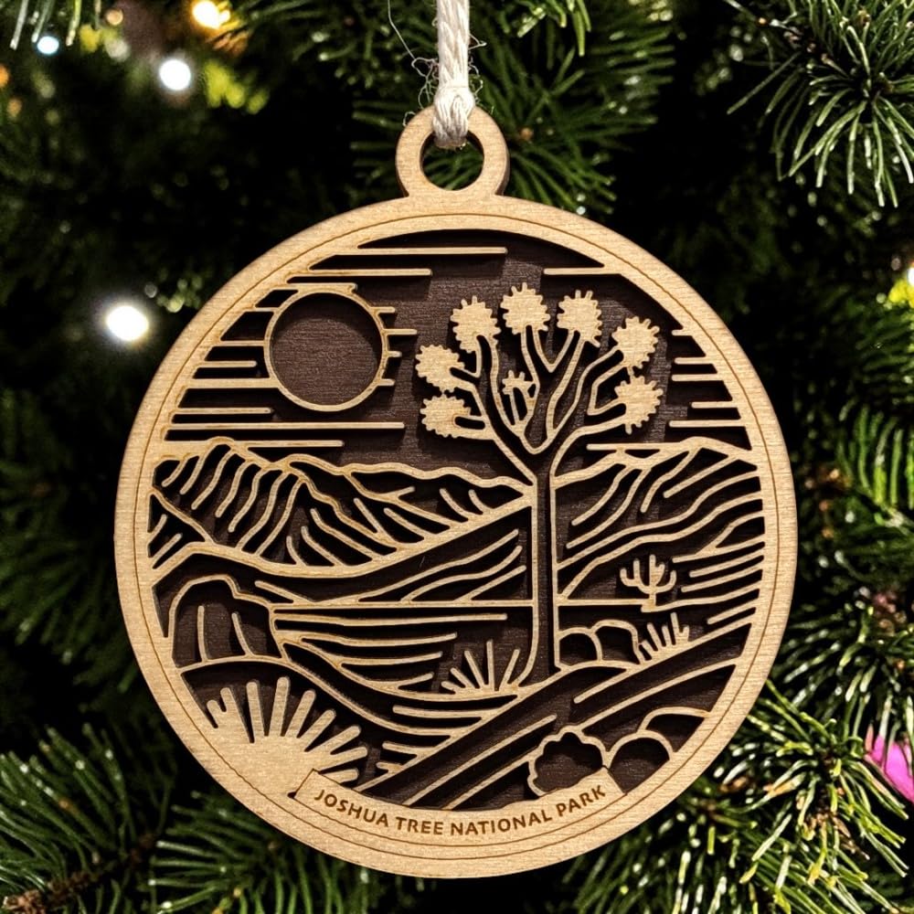 Joshua Tree National Park 3.5" Wooden Ornament