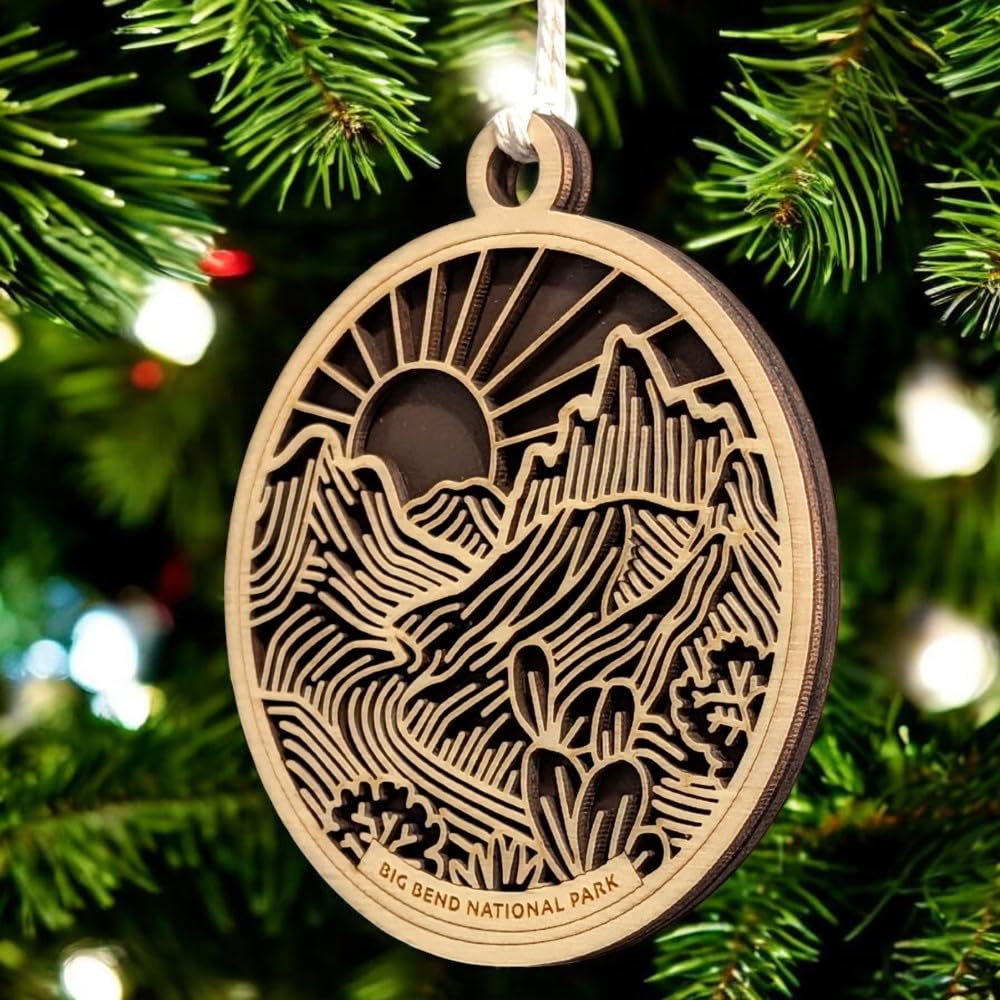 Big Bend National Park 3.5" Wooden Ornament