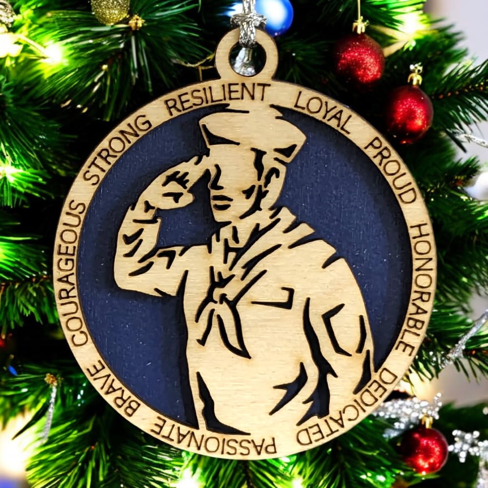 3" Navy Male Sailor Ornament, Field Uniform