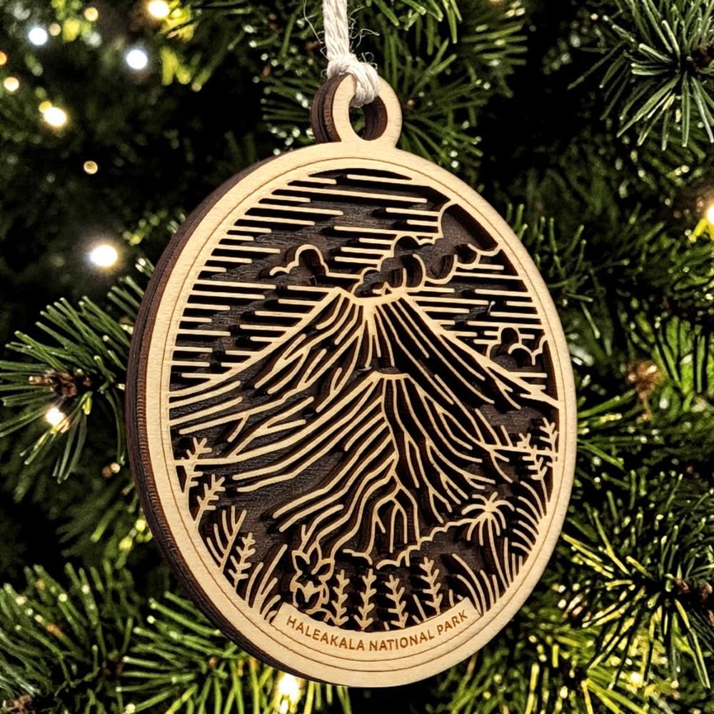 Haleakala National Park 3.5" Wooden Ornament