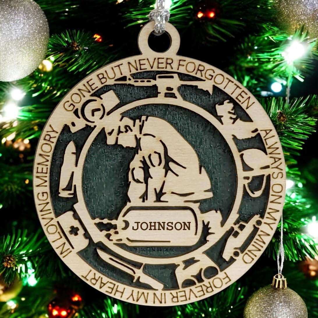 3" Army Kneeling Soldier Ornament, Icons, Tag