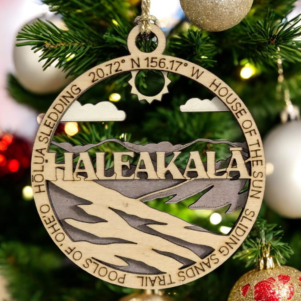 3" Haleakalā National Park Ornament / Car Charm - USA Made