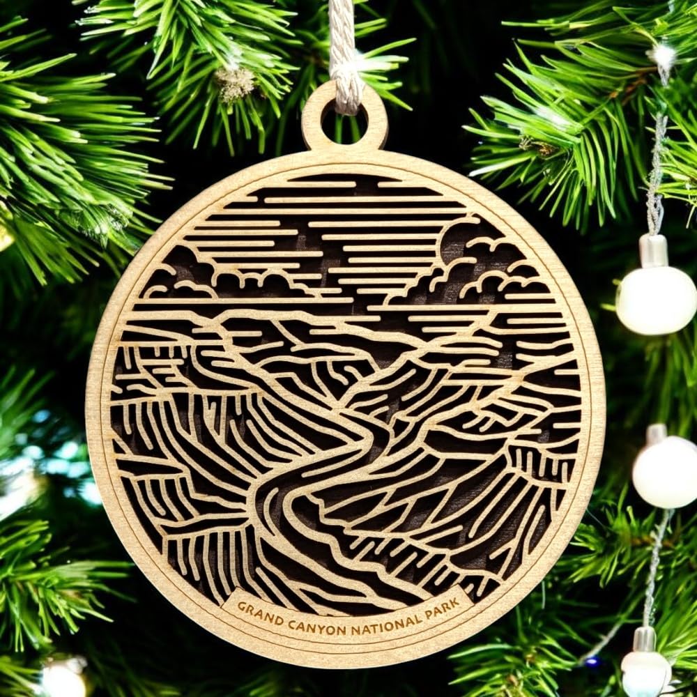 Grand Canyon National Park 3.5" Wooden Ornament