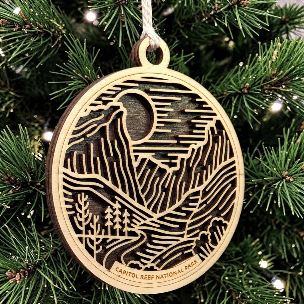 Capitol Reef National Park 3.5" Wooden Ornament