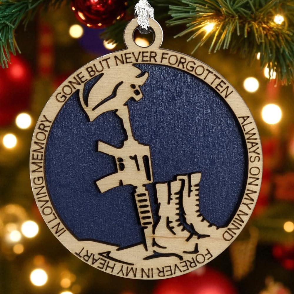 3" Coast Guard Memorial Ornament, Battlefield Cross