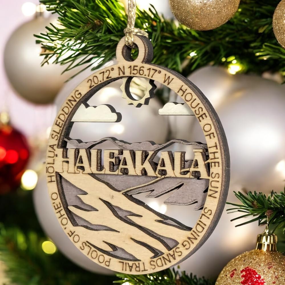 3" Haleakalā National Park Ornament / Car Charm - USA Made