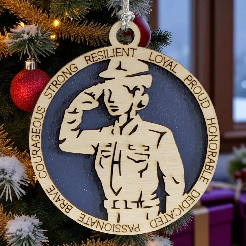 3" Coast Guard Female Sailor Ornament, Formal Uniform
