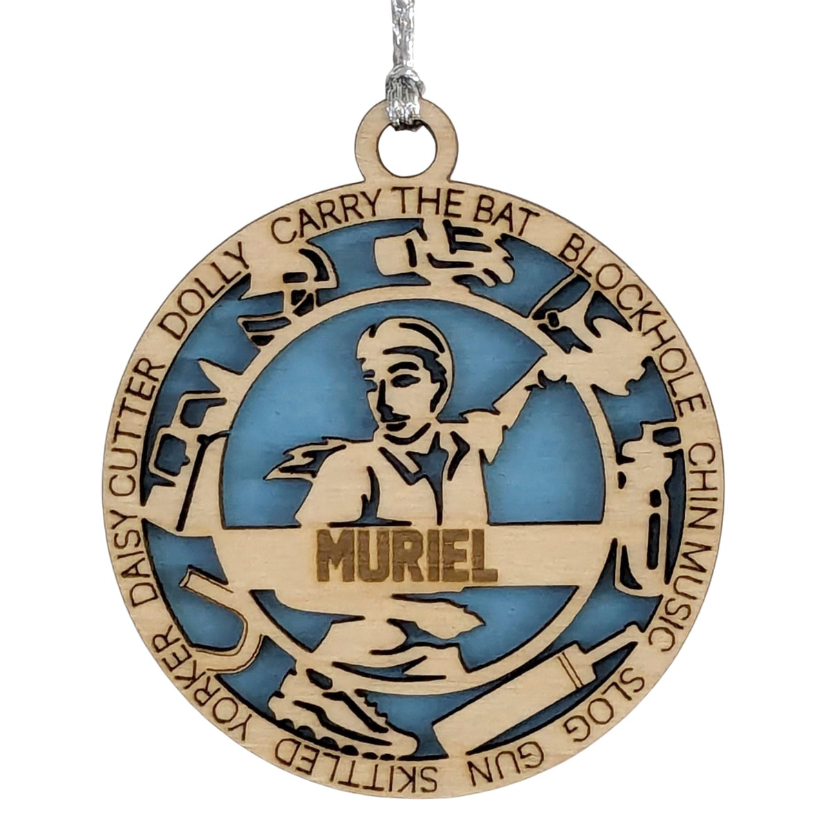 3" Personalized Cricket Icons Ornament