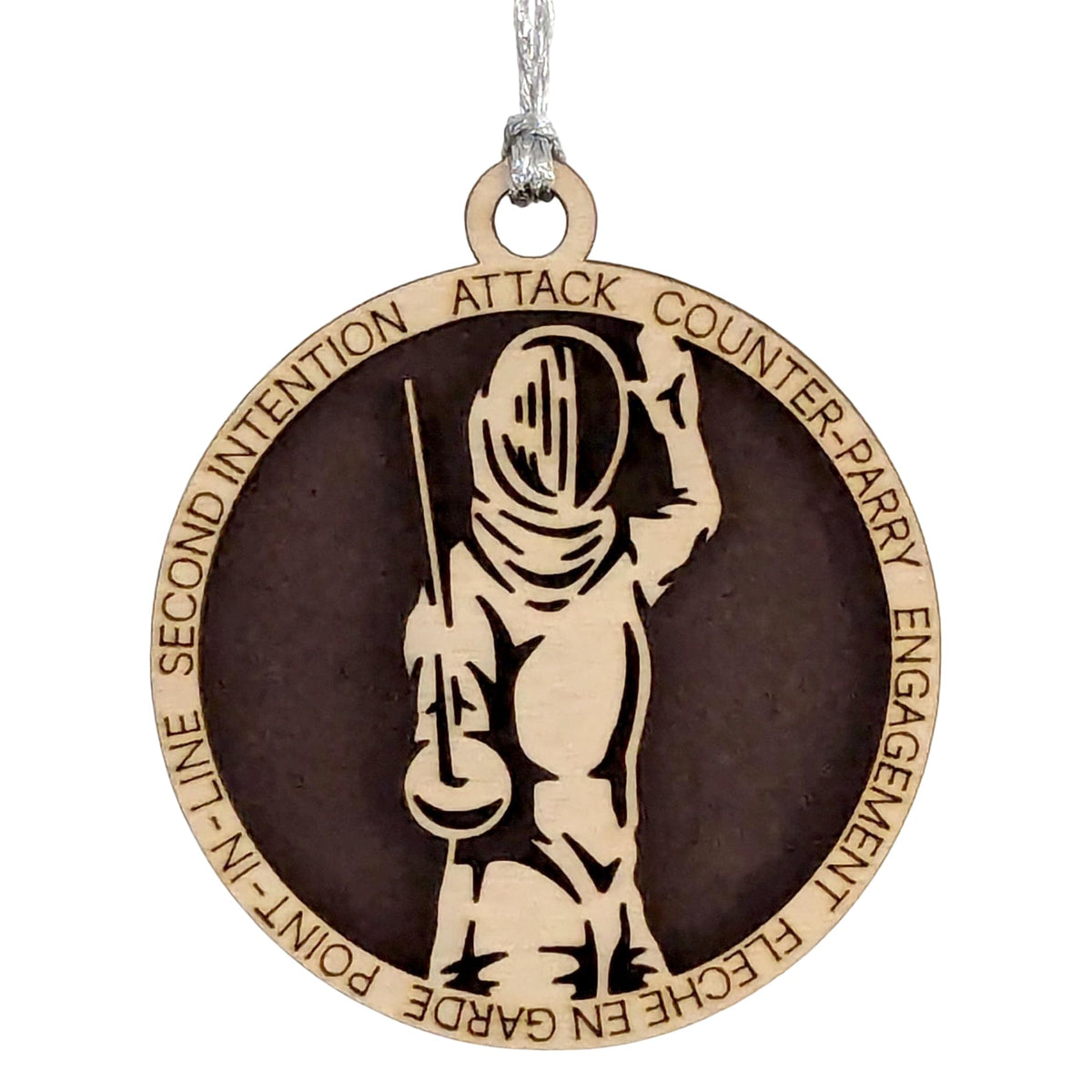 3" Male Fencing Ornament