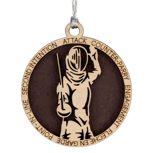 3" Male Fencing Ornament