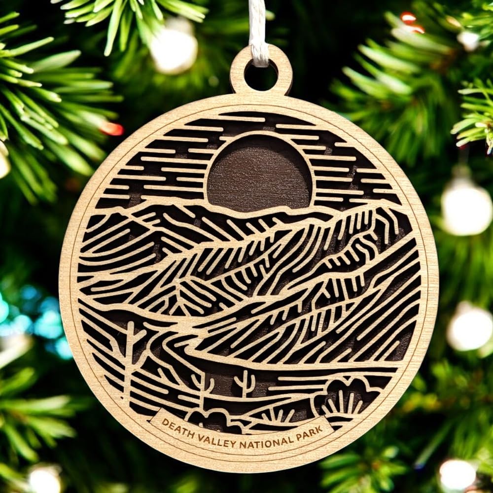 Death Valley National Park 3.5" Wooden Ornament