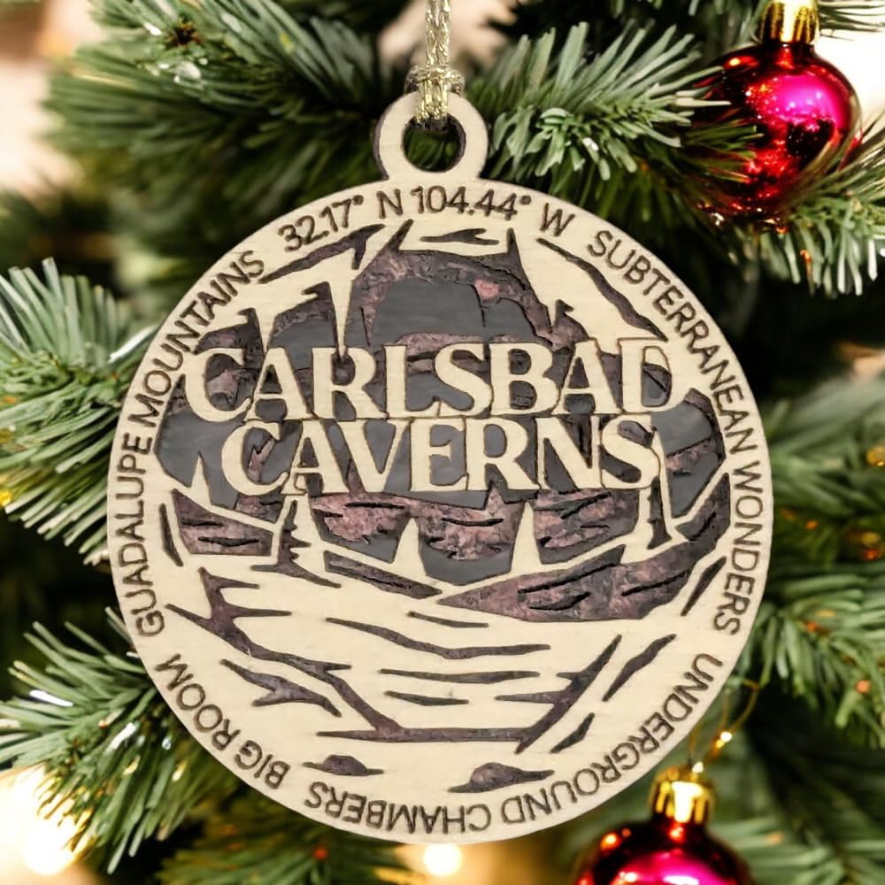 3" Carlsbad Caverns Ornament / Car Charm - USA Made