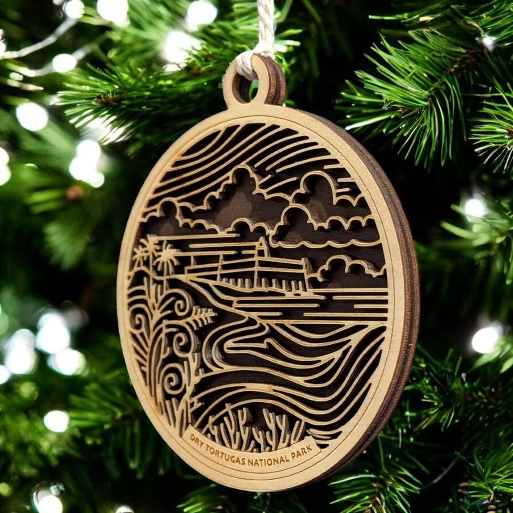 Dry Tortugas National Park 3.5" Wooden Ornament