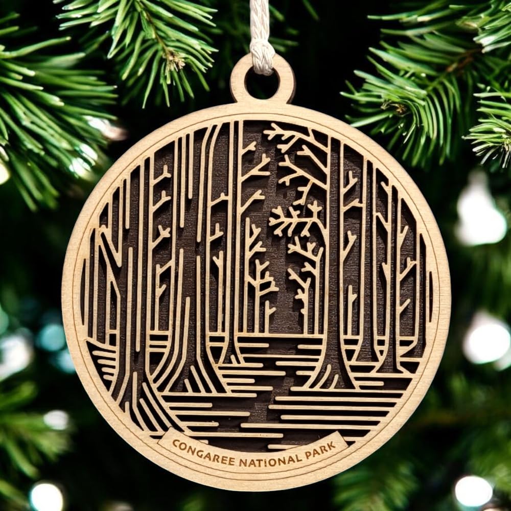 Congaree National Park 3.5" Wooden Ornament