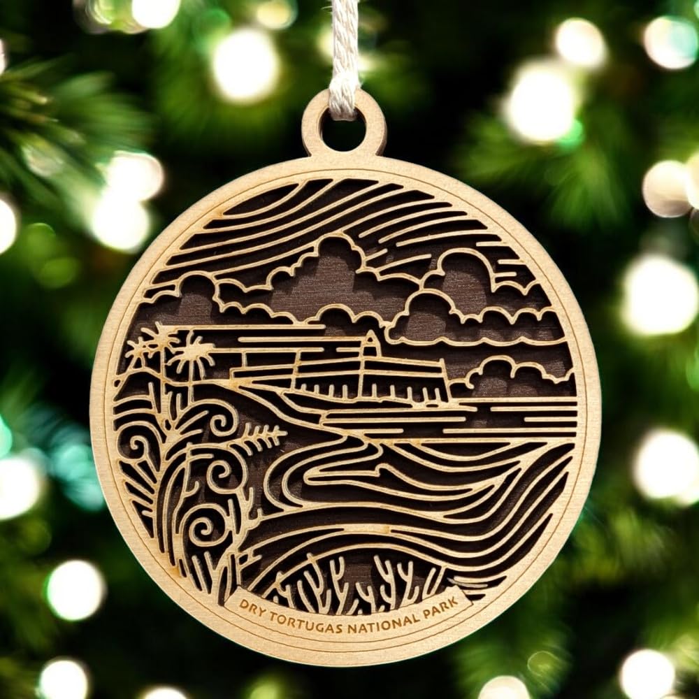 Dry Tortugas National Park 3.5" Wooden Ornament