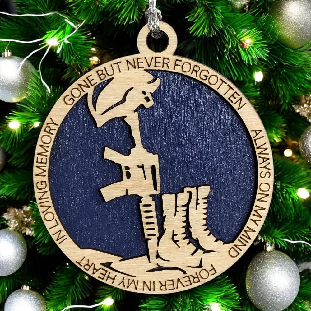 3" Navy Memorial Ornament, Battlefield Cross