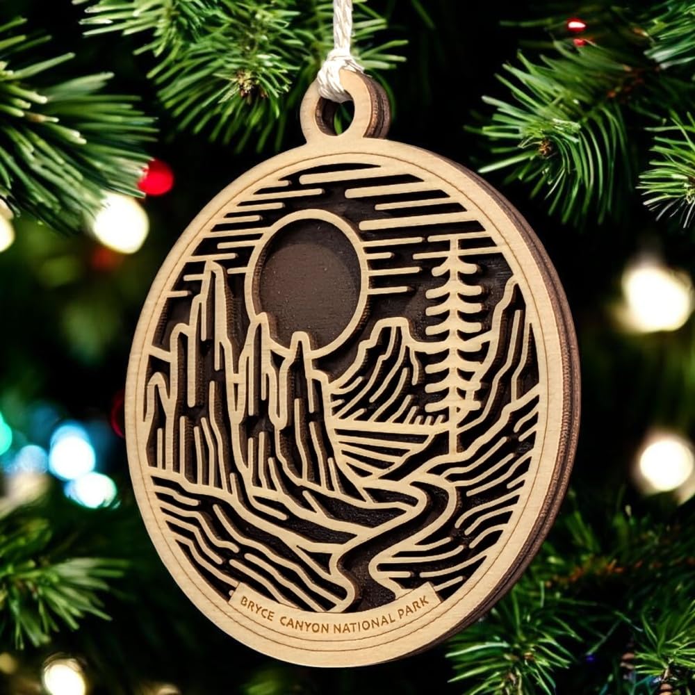 Bryce Canyon National Park 3.5" Wooden Ornament