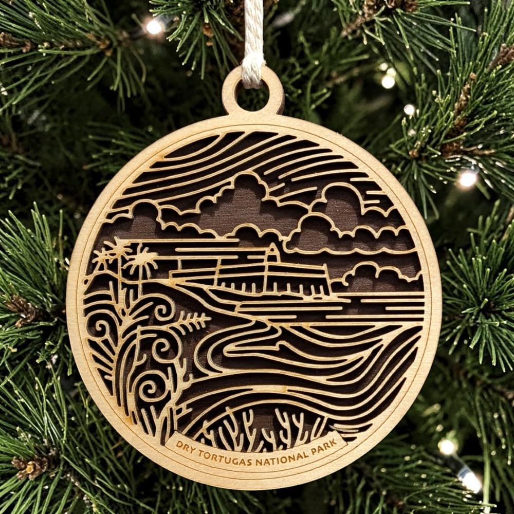 Dry Tortugas National Park 3.5" Wooden Ornament