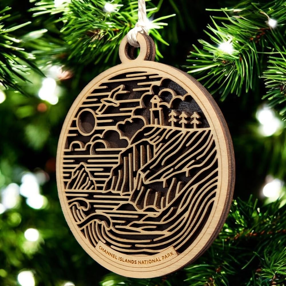 Channel Islands National Park 3.5" Wooden Ornament