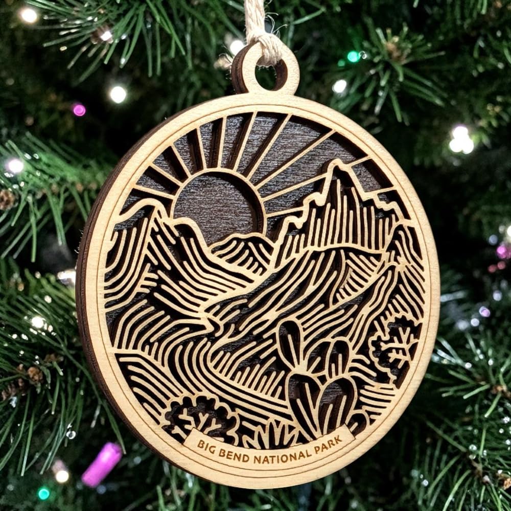 Big Bend National Park 3.5" Wooden Ornament