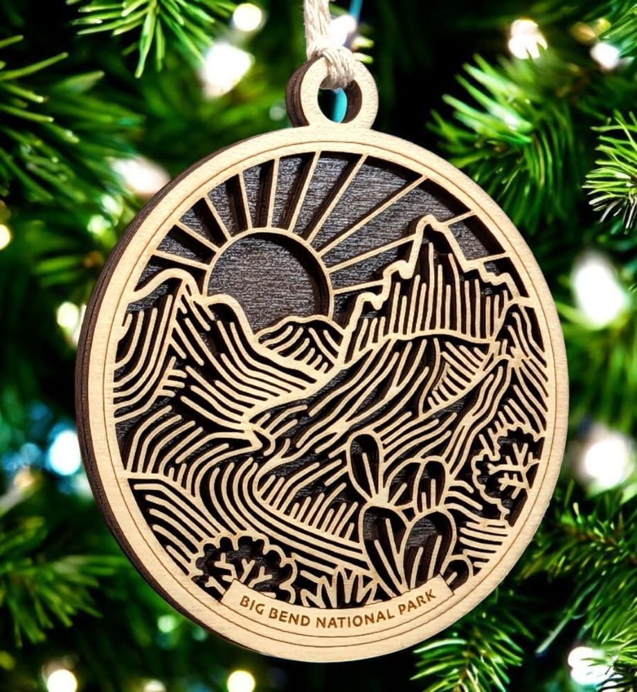 Big Bend National Park 3.5" Wooden Ornament