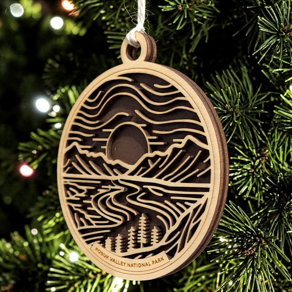 Kobuk Valley National Park 3.5" Wooden Ornament