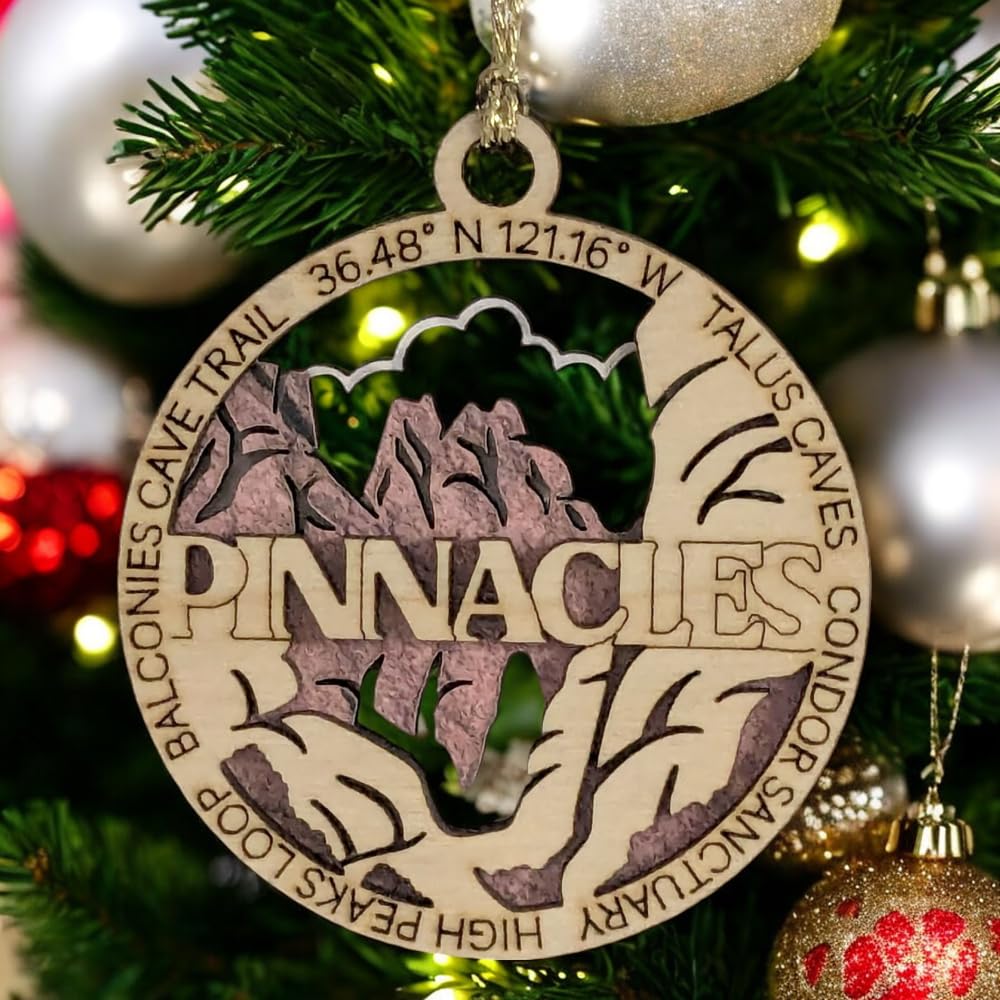 3" Pinnacles National Park Ornament / Car Charm - USA Made
