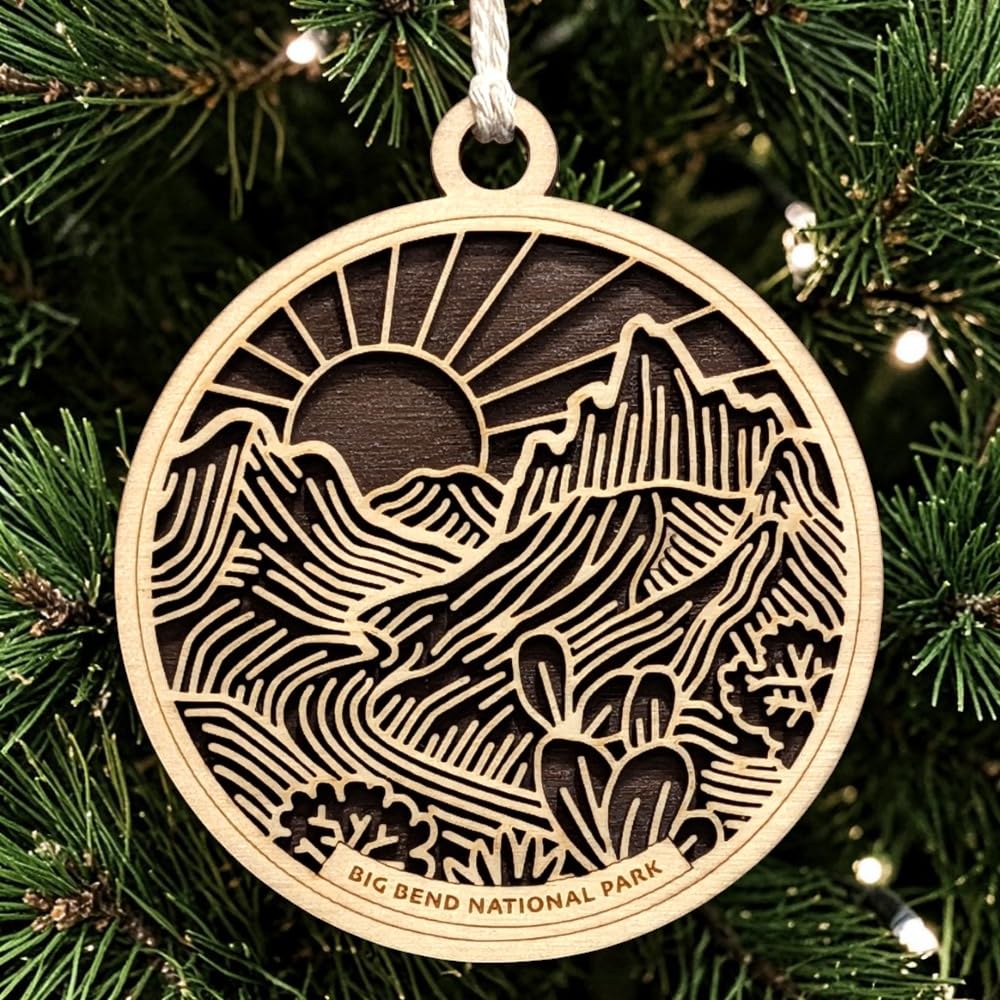 Big Bend National Park 3.5" Wooden Ornament