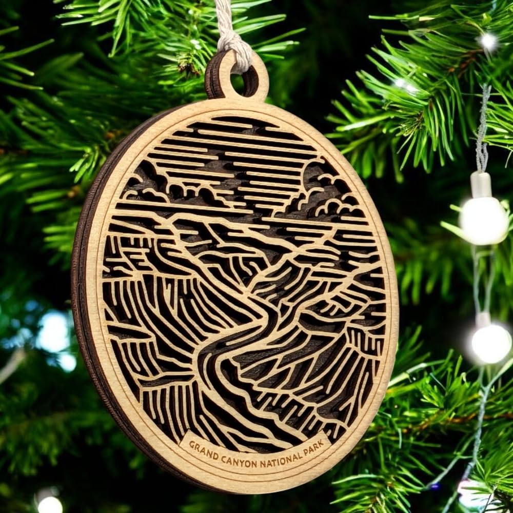 Grand Canyon National Park 3.5" Wooden Ornament