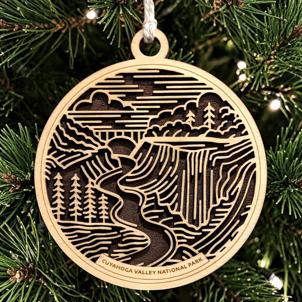 Cuyahoga Valley National Park 3.5" Wooden Ornament