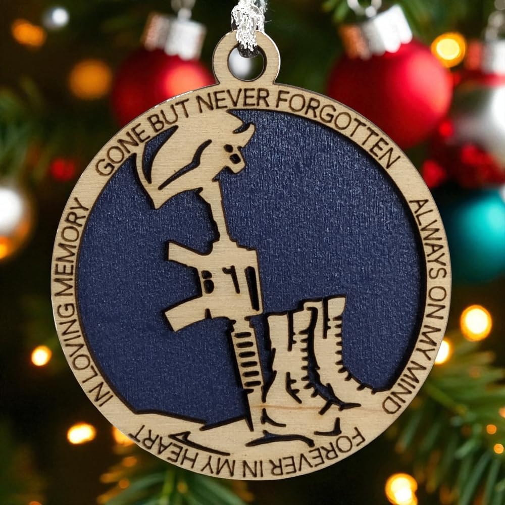 3" Coast Guard Memorial Ornament, Battlefield Cross