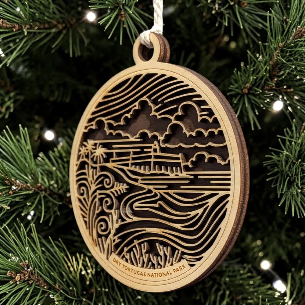 Dry Tortugas National Park 3.5" Wooden Ornament