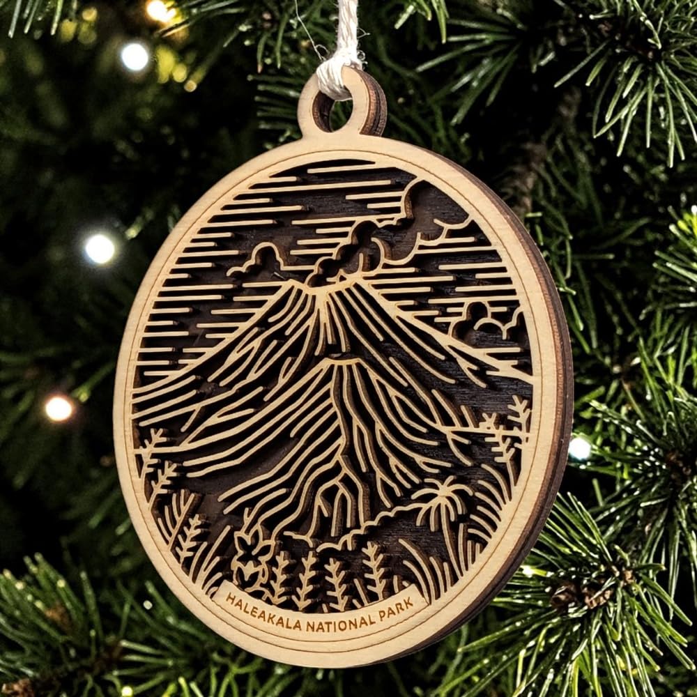Haleakala National Park 3.5" Wooden Ornament