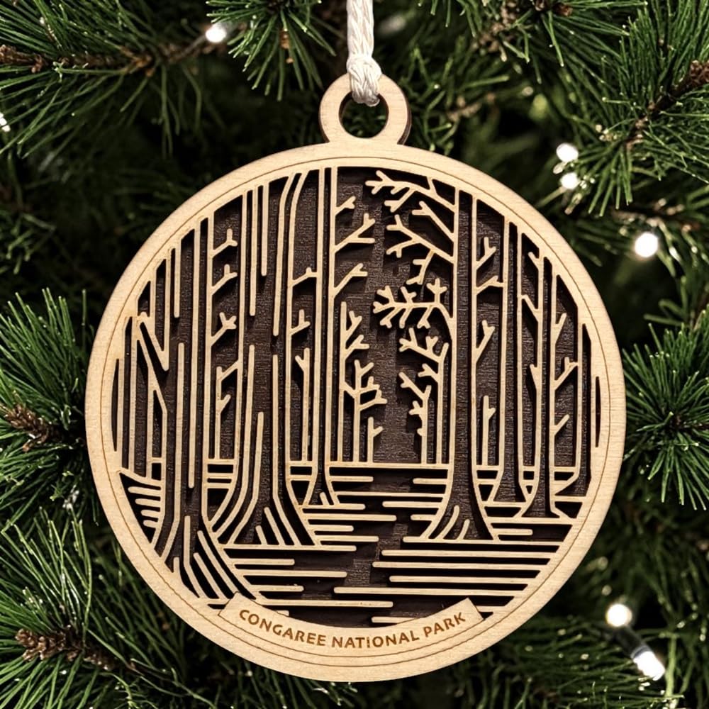 Congaree National Park 3.5" Wooden Ornament
