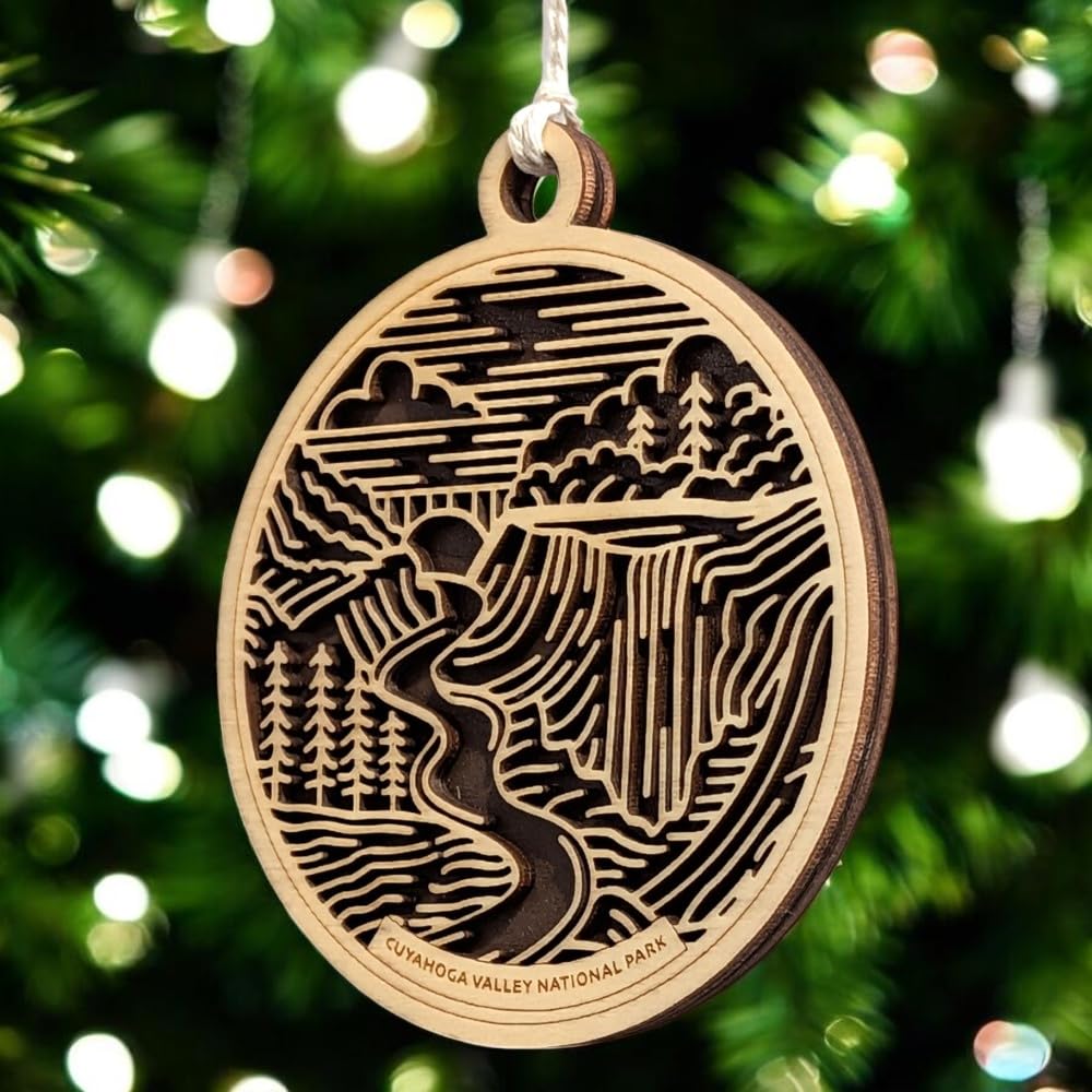 Cuyahoga Valley National Park 3.5" Wooden Ornament