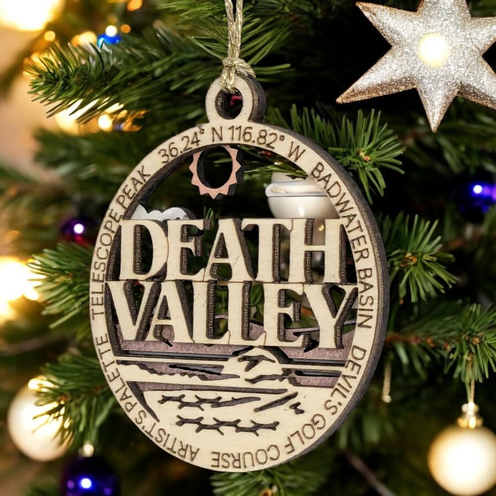 3" Death Valley National Park Ornament / Car Charm - USA Made
