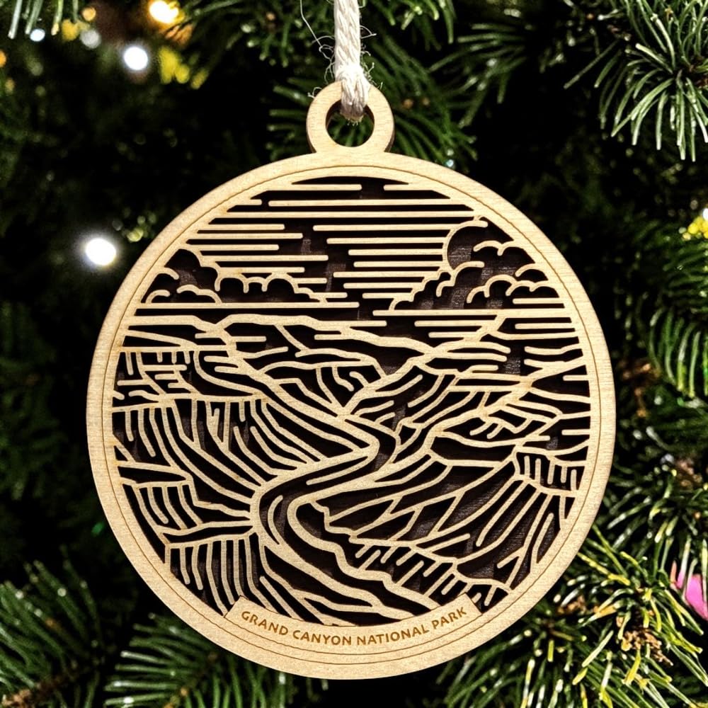 Grand Canyon National Park 3.5" Wooden Ornament