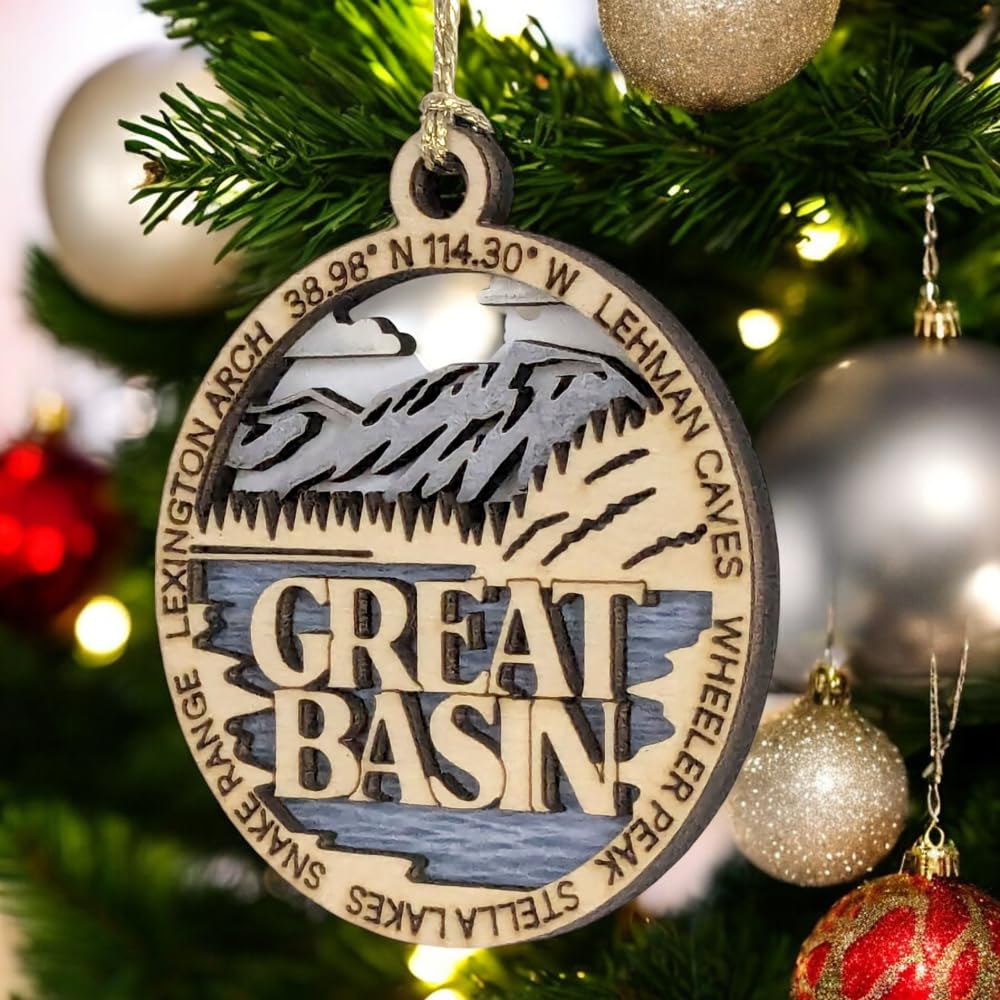 3" Great Basin National Park Ornament / Car Charm - USA Made