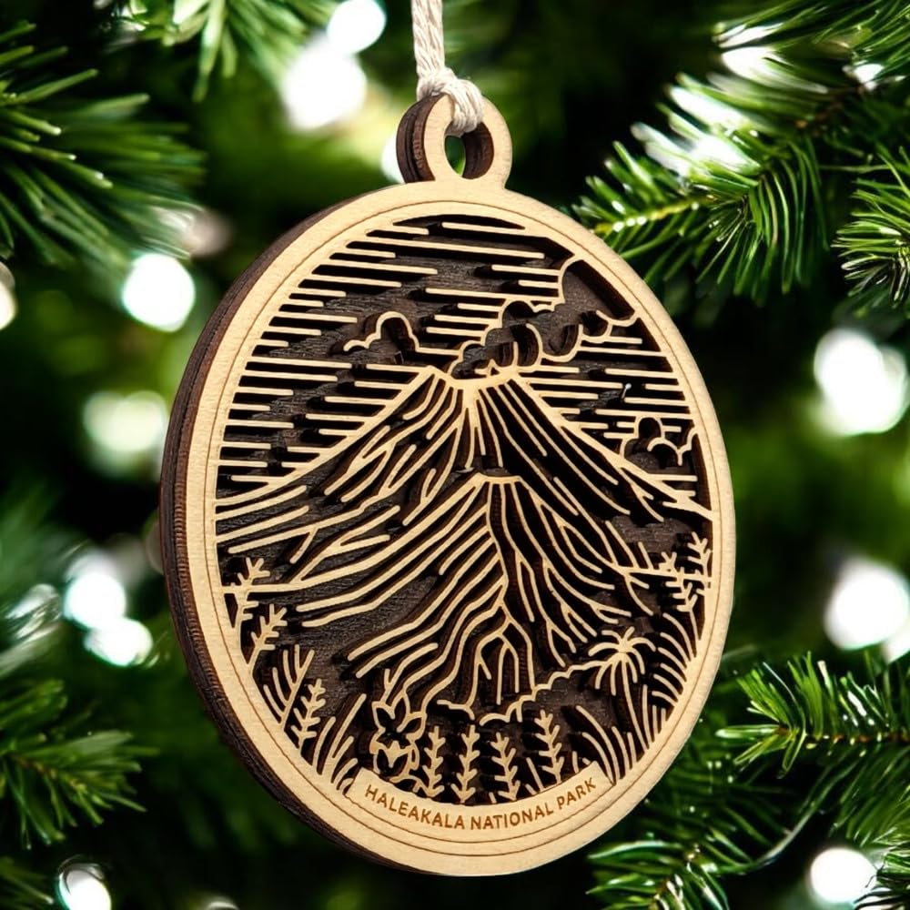 Haleakala National Park 3.5" Wooden Ornament