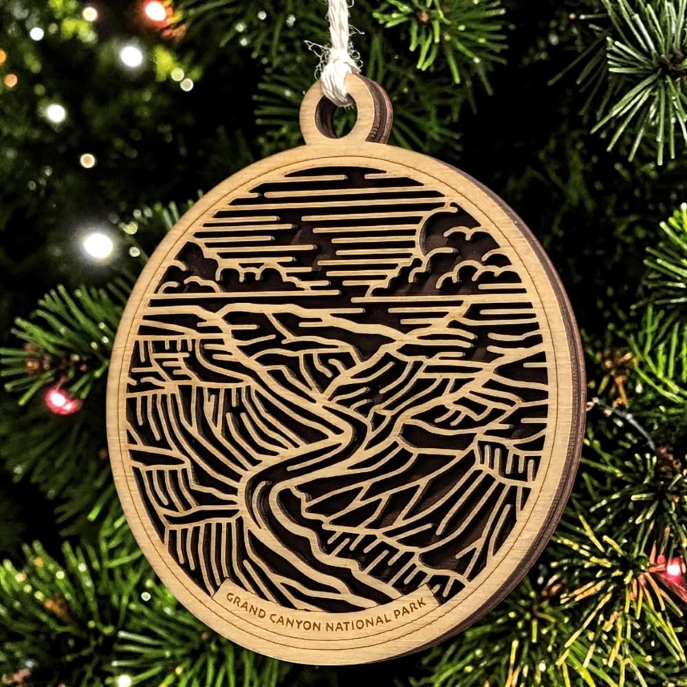 Grand Canyon National Park 3.5" Wooden Ornament