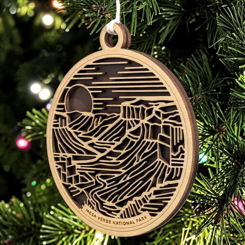 Mesa Verde National Park 3.5" Wooden Ornament