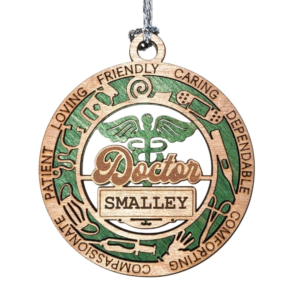 3" Personalized Doctor Ornament