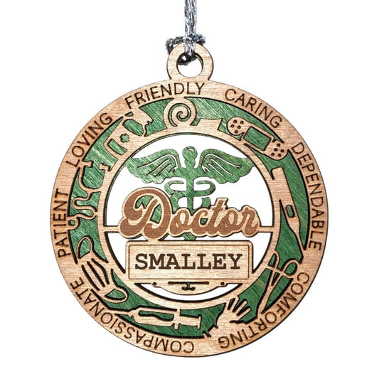 3" Personalized Doctor Ornament