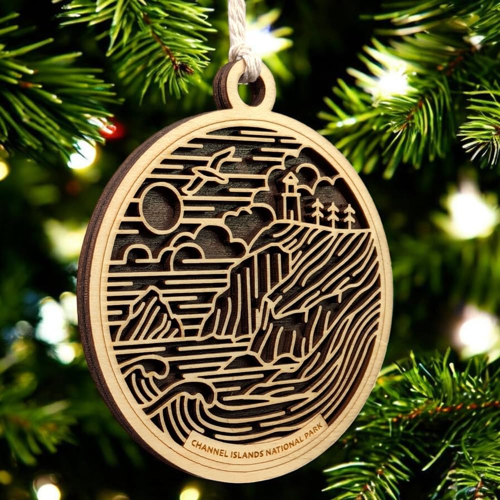 Channel Islands National Park 3.5" Wooden Ornament