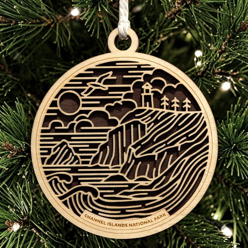 Channel Islands National Park 3.5" Wooden Ornament