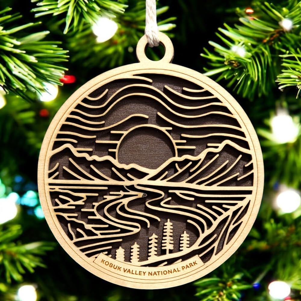 Kobuk Valley National Park 3.5" Wooden Ornament