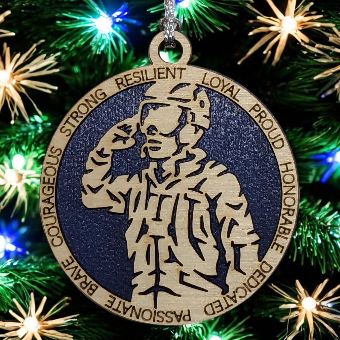 3" Male Airman Field Uniform Ornament - Custom
