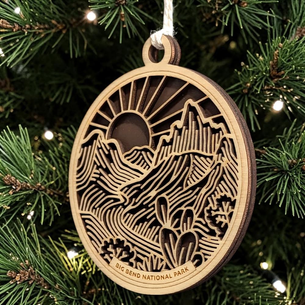 Big Bend National Park 3.5" Wooden Ornament