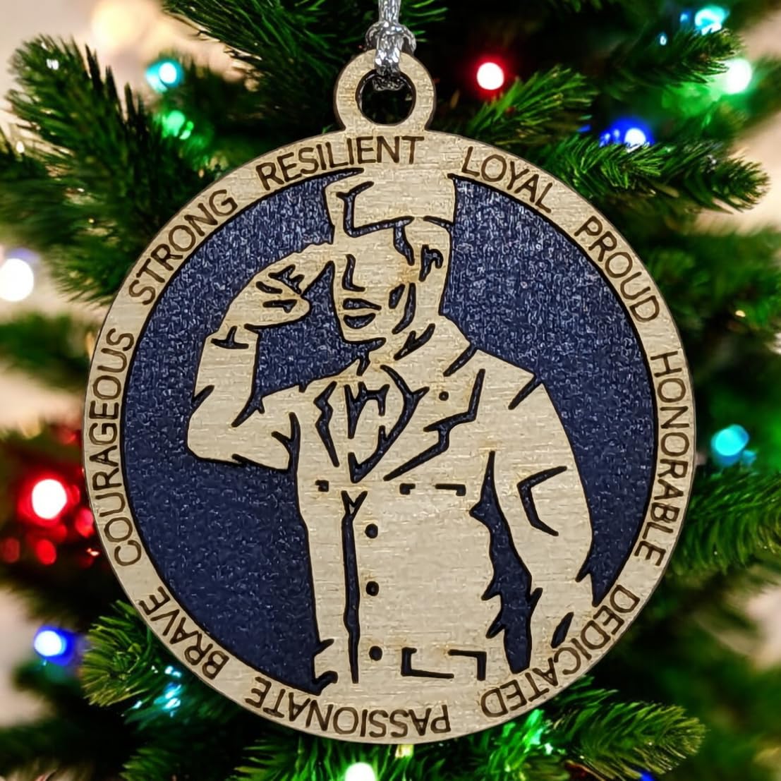 3" Male Airman Dress Uniform Ornament